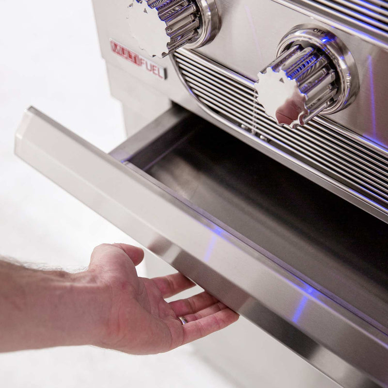 American Made Grills Muscle 54-Inch Freestanding Hybrid Grill with Infrared Searing Burner and Rotisserie Kit AMG-MUS54