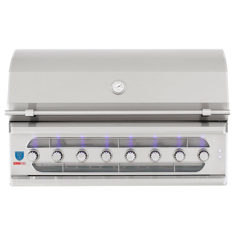 American Made Grills Muscle 54-Inch Built-In Hybrid Grill with Infrared Searing Burner and Rotisserie Kit AMG-MUS54