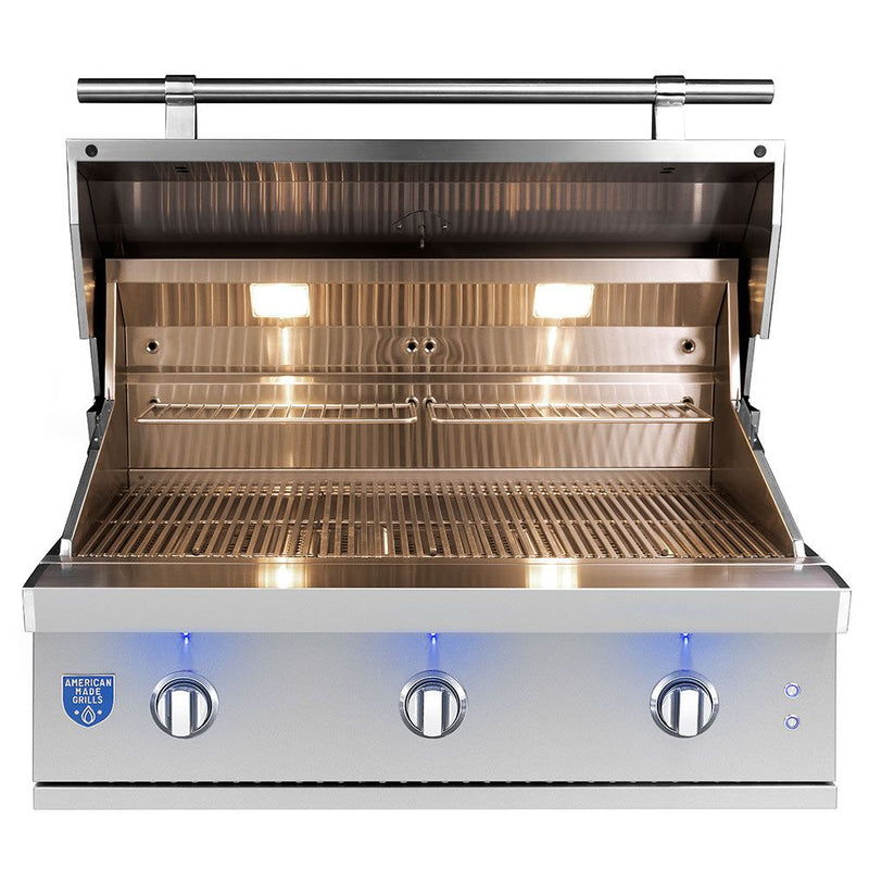 American Made Grills Atlas 36-Inch Built-In Gas or Propane Grill AMG-ATS36-B