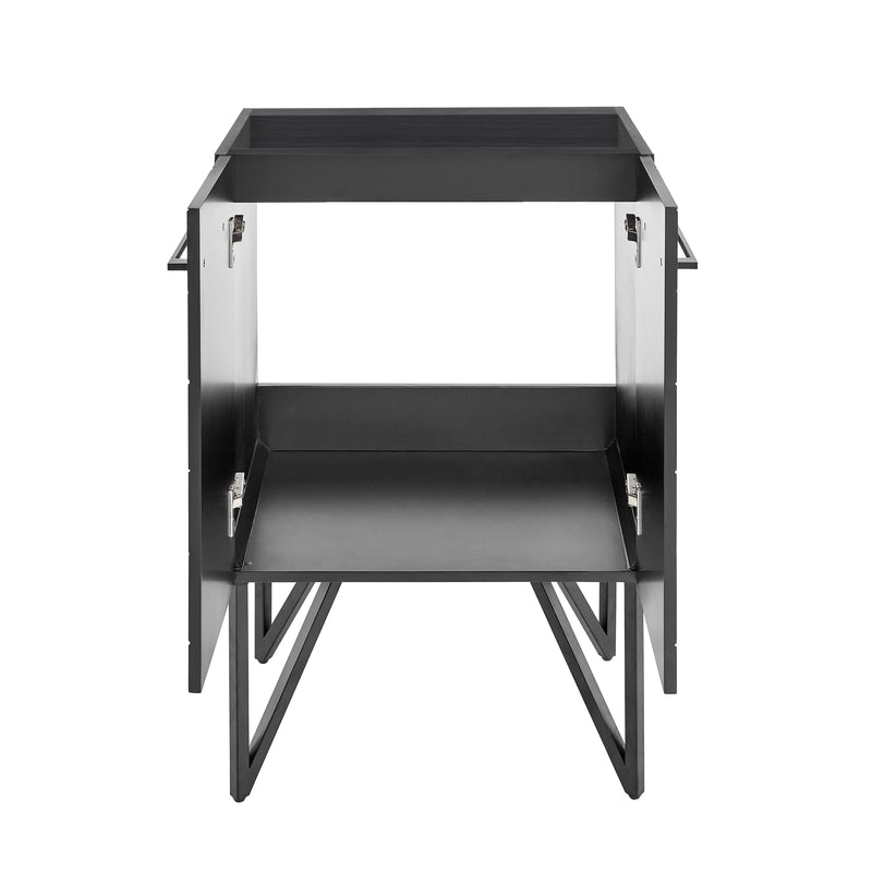 Swiss Madison Annecy 24 Phantom Black Bathroom Vanity Cabinet Only (SM-BV251B) - SM-BV251B-C