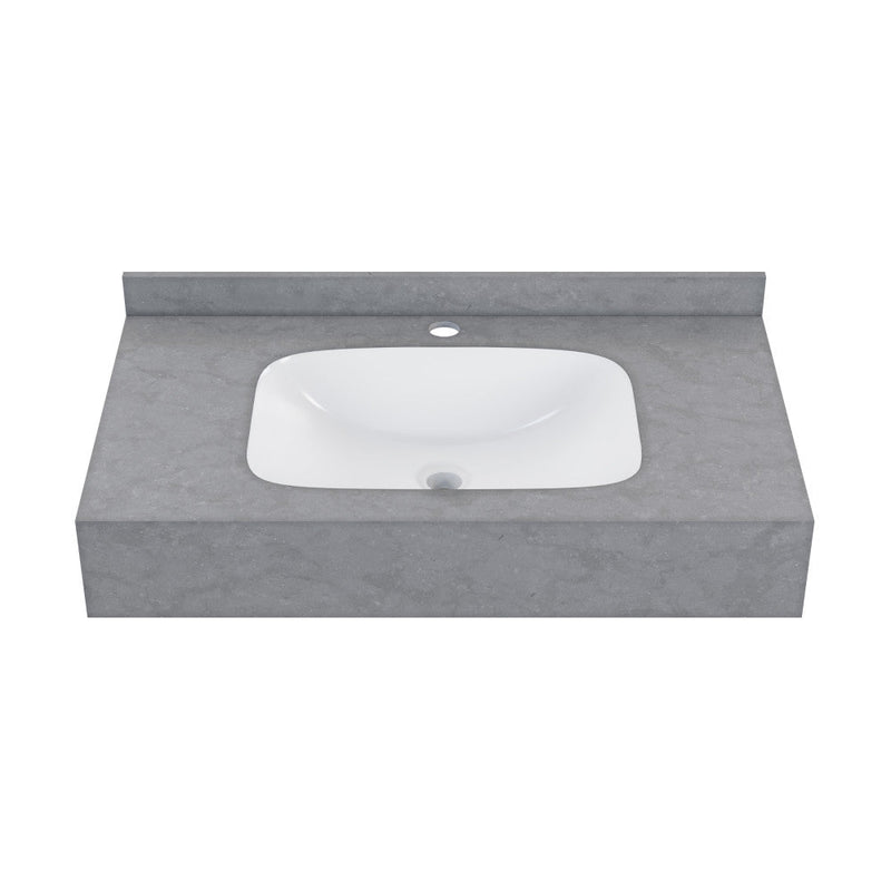 Swiss Madison Avancer 36'' Wall Mount Sink In Charcoal Grey - SM-WS260CG
