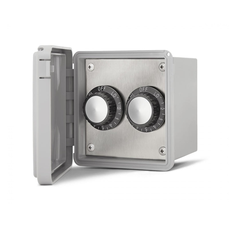 Infratech - 120V Single Input Regulator Stainless Steel Wall Plate And Deep Gang Box 14-4100 (120V - Single - In-Wall) - 14 4100
