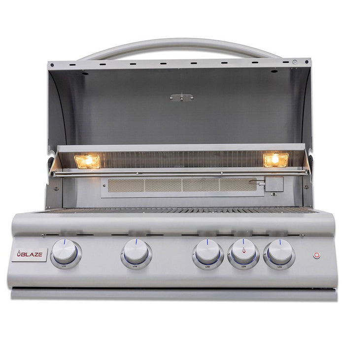 Blaze 32-Inch Built-In Gas Grill with Lights BLZ-4LTE3-Config