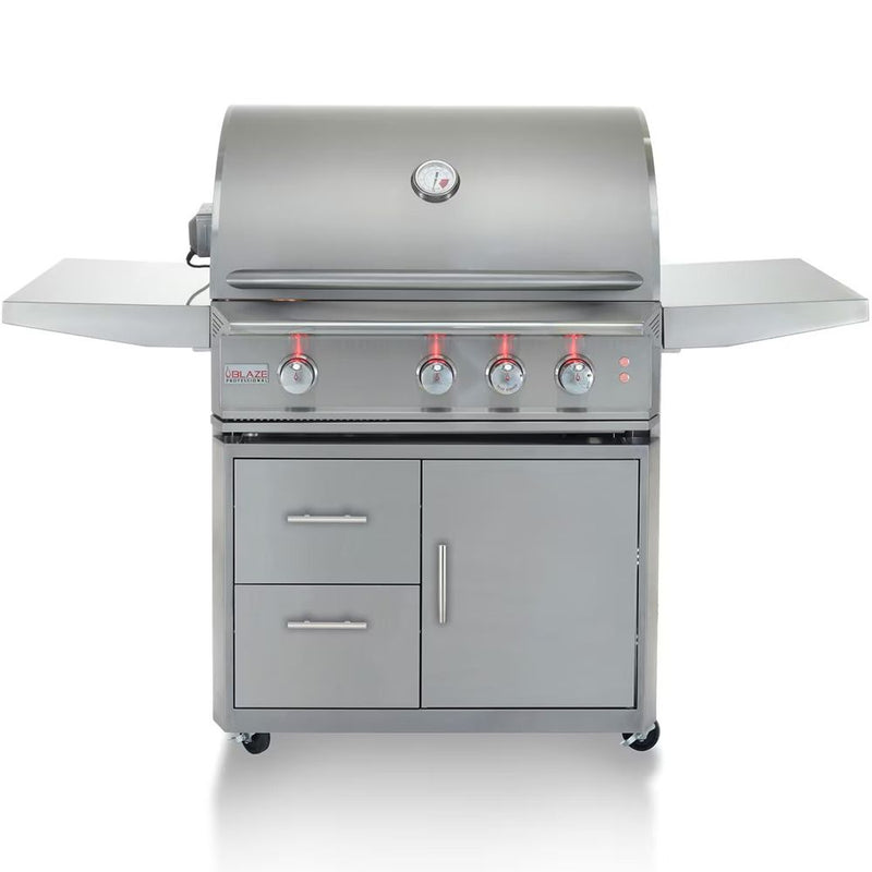 Blaze 3PRO Professional LUX Freestanding 3-Burner Gas Grill, 34-inch BLZ-3PRO-CART-LTSC-Config