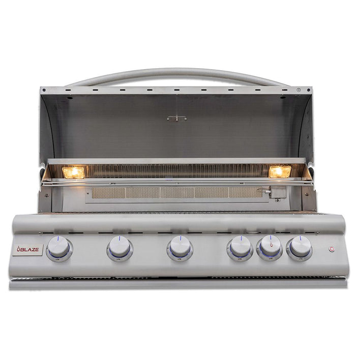 Blaze 40-Inch Built-In Gas Grill with Lights BLZ-5LTE3-Config
