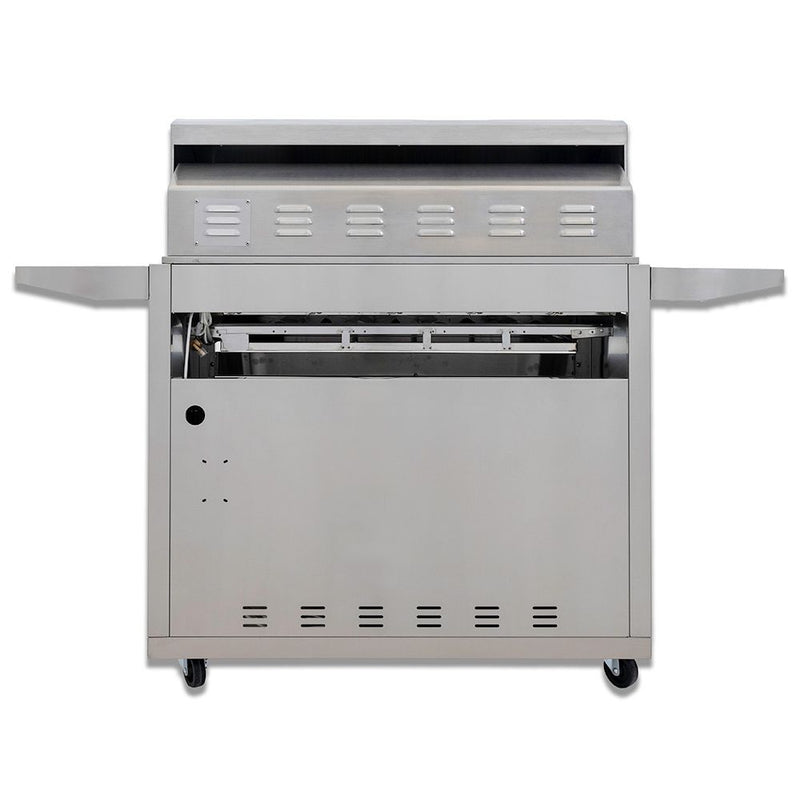 Blaze 40-Inch Gas Grill with Lights on Cart BLZ-5LTE3-CART-Config