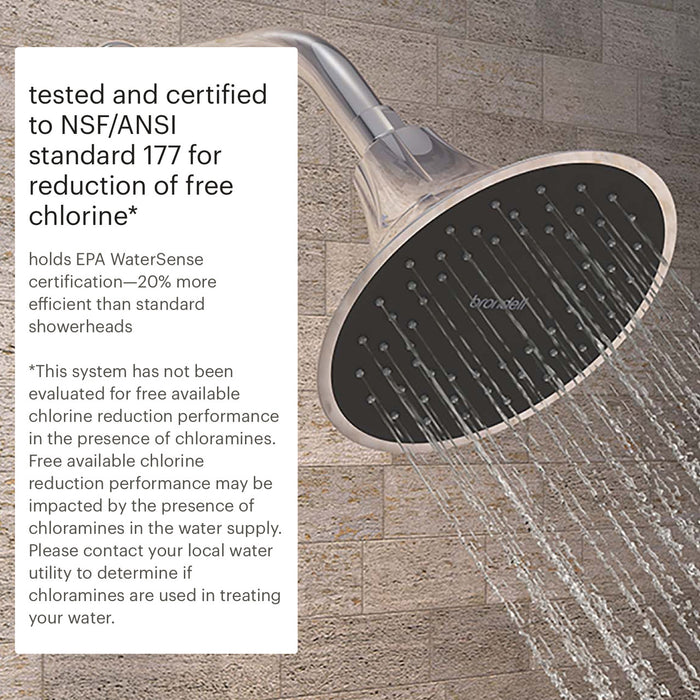 Brondell VivaSpring Filtered Showerhead in Chrome FSH25