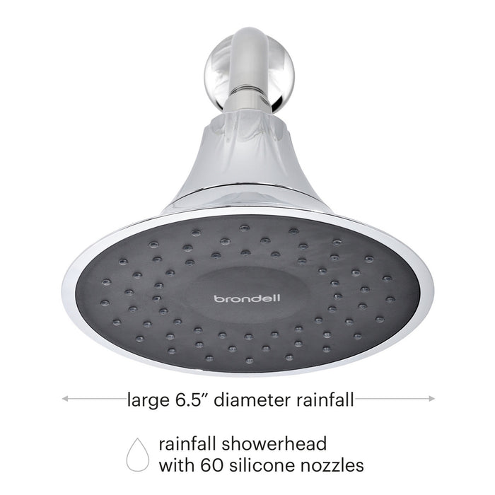 Brondell VivaSpring Filtered Showerhead in Chrome FSH25