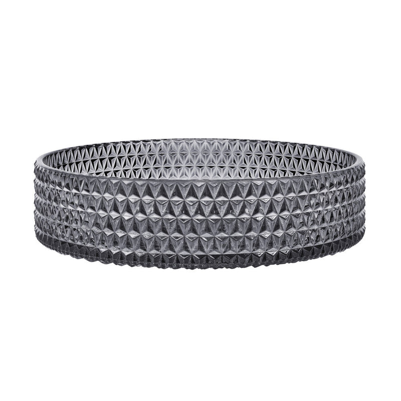 Swiss Madison Cache 15.75" Round Glass Vessel Sink in Black - SM-VS320B