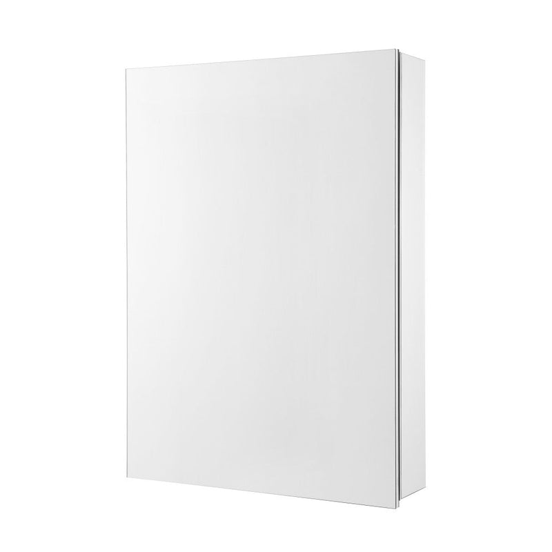 Swiss Madison Cache 20 in. x 30 in. Mirrored Aluminum Medicine Cabinet - SM-MC001