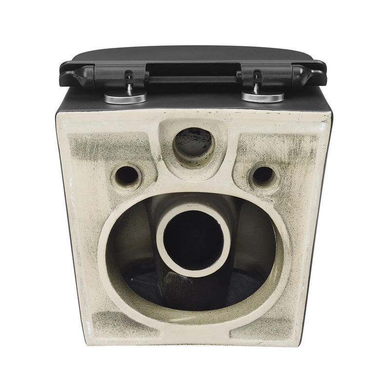 Swiss Madison Calice Wall-Hung Round Toilet Bowl in Matte Black - SM-WT465MB