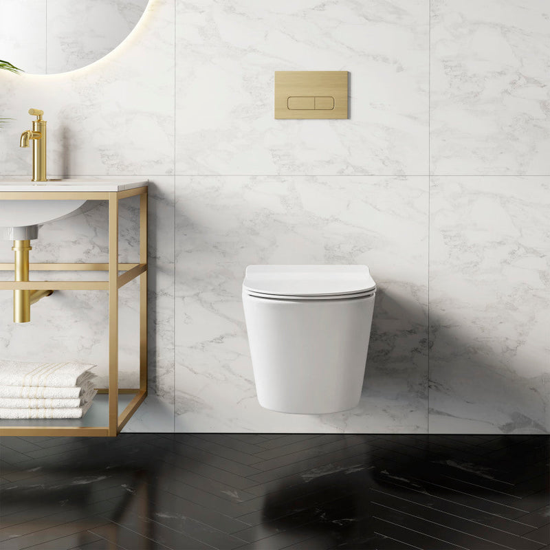 Swiss Madison Calice Wall-Hung Round Toilet Bowl - SM-WT465