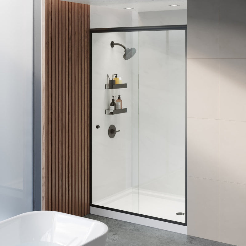 Swiss Madison Carre 48" x 36" Acrylic White, Single-Threshold, Right Drain, Shower Base - SM-SB542