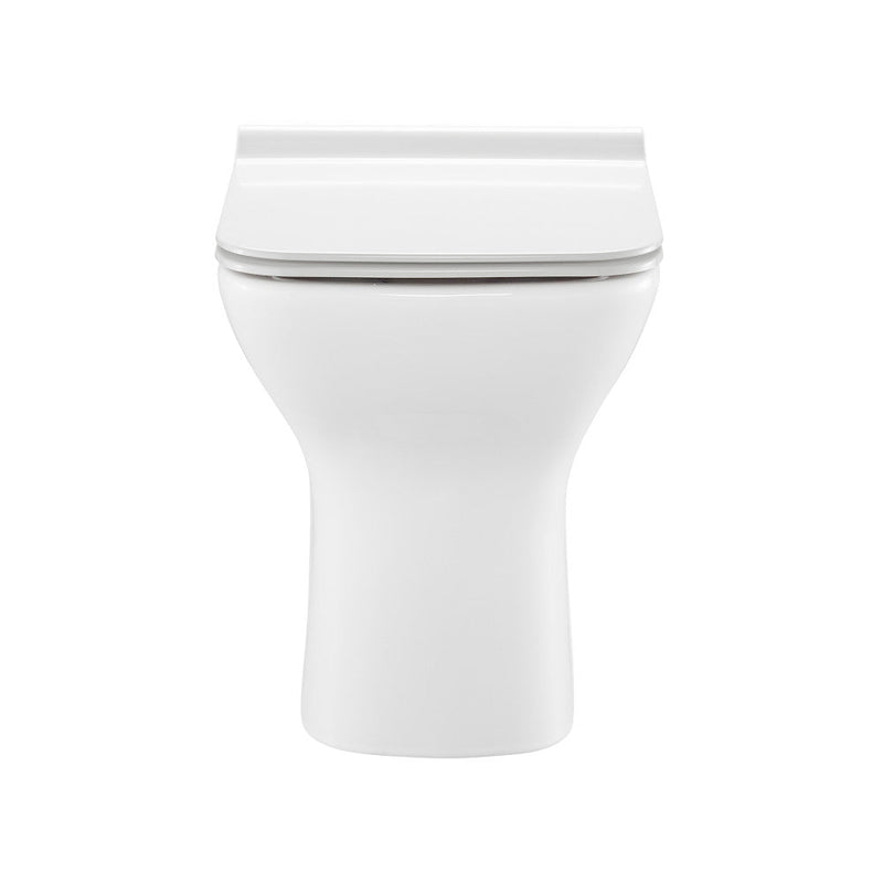 Swiss Madison Carre Back-To-Wall Square Toilet Bowl - SM-WT530