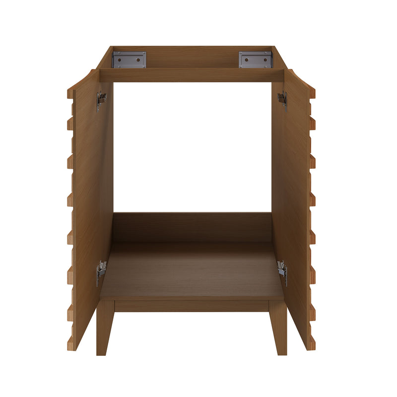 Swiss Madison Cascade 24'' Bathroom Vanity in Brown Oak - Cabinet - SM-BV470BK-C