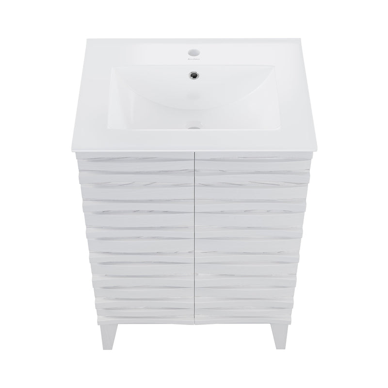 Swiss Madison Cascade 24'' Bathroom Vanity in White - SM-BV470W
