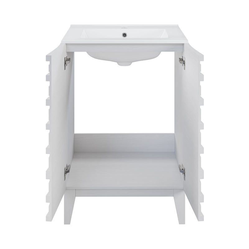 Swiss Madison Cascade 24'' Bathroom Vanity in White - SM-BV470W