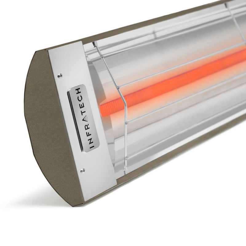 Infratech - 33-Inch C-Series 1500W Single Element Electric Infrared Patio Heater 240V (Stainless Steel / 1500W / 240V / 33-Inch / Single Element) - C1524SS