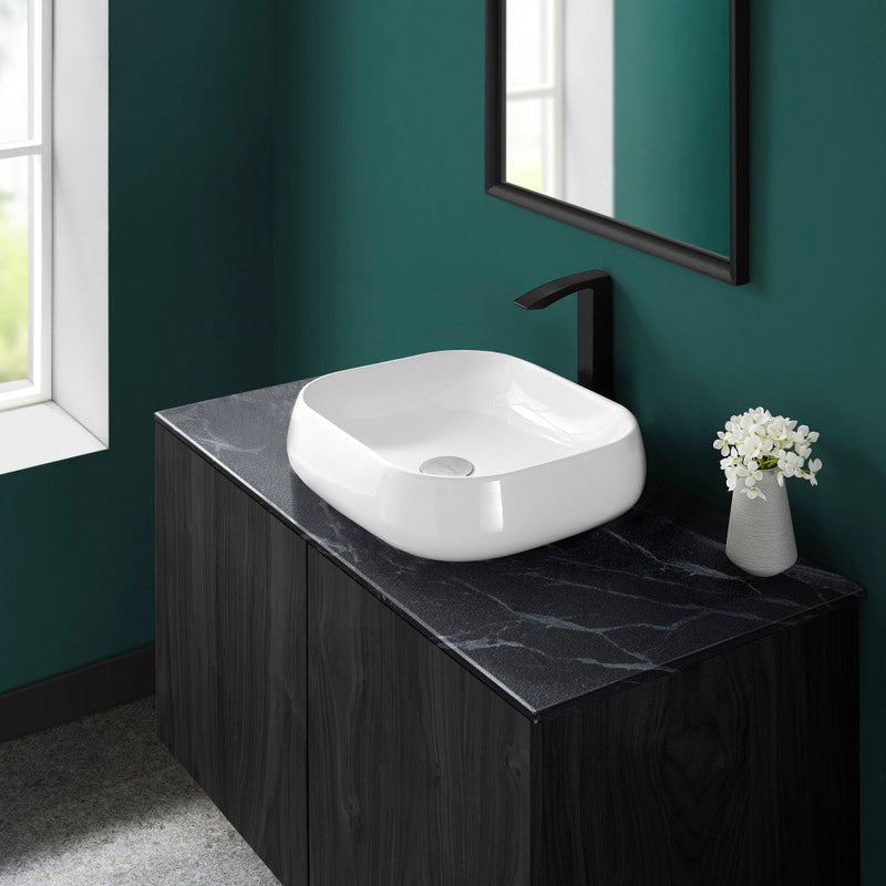 Swiss Madison Chateau 18 Square Ceramic Vessel Sink - SM-VS273