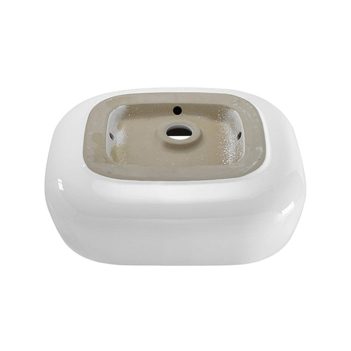 Swiss Madison Chateau 18 Square Ceramic Vessel Sink - SM-VS273