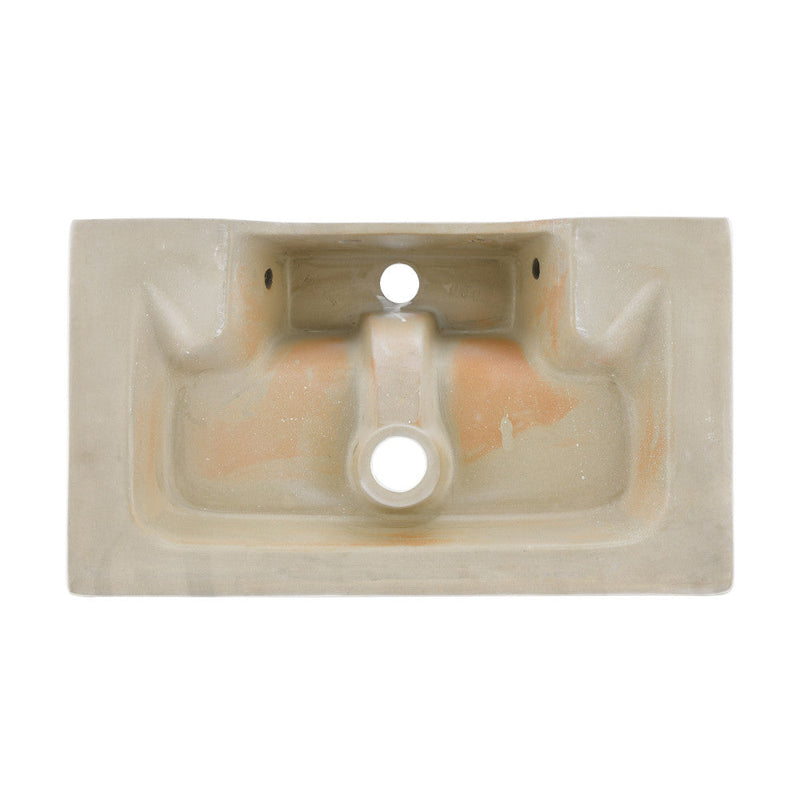 Swiss Madison Claire 22" Rectangle Wall-Mount Bathroom Sink in White Marble - SM-WS318W1