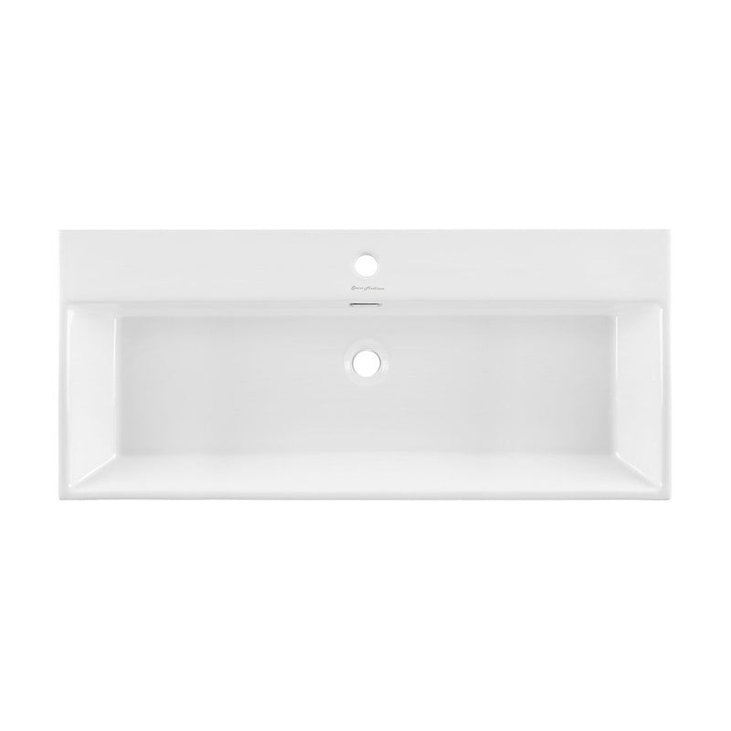 Swiss Madison Claire 40" Rectangle Wall-Mount Bathroom Sink - SM-WS335