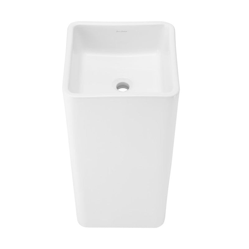 Swiss Madison Claire One-Piece Pedestal Sink - SM-PS315