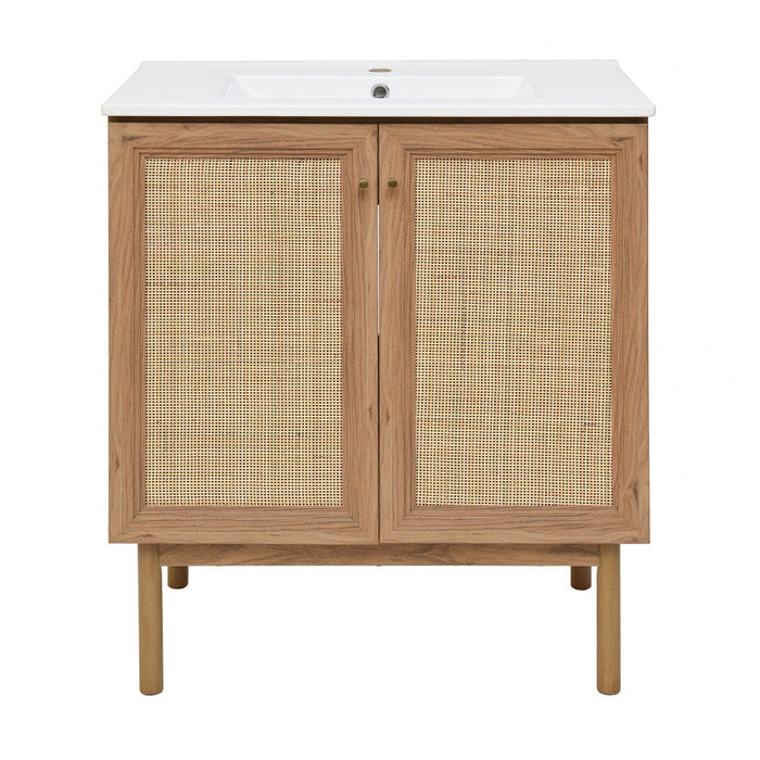 Swiss Madison Classe 30" Bathroom Vanity in Oak - SM-BV664