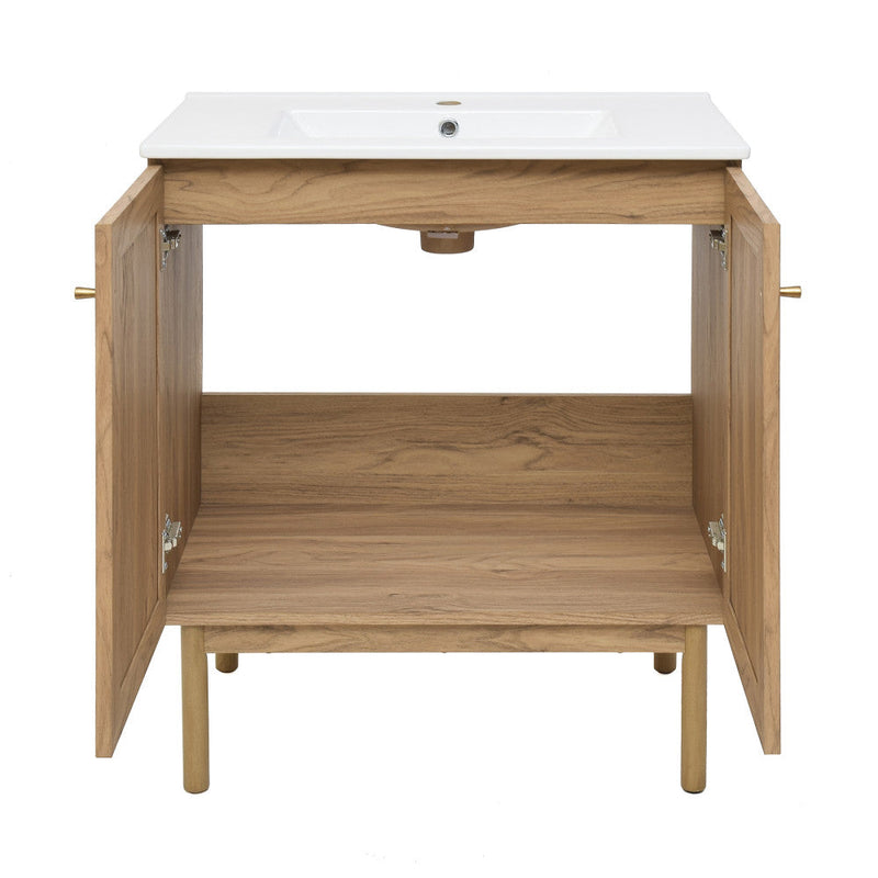 Swiss Madison Classe 30" Bathroom Vanity in Oak - SM-BV664