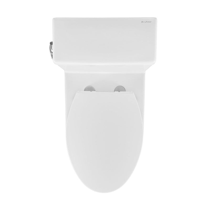 Swiss Madison Classe Two-Piece Elongated Left Side Flush Handle Toilet 1.28 gpf - SM-2T130