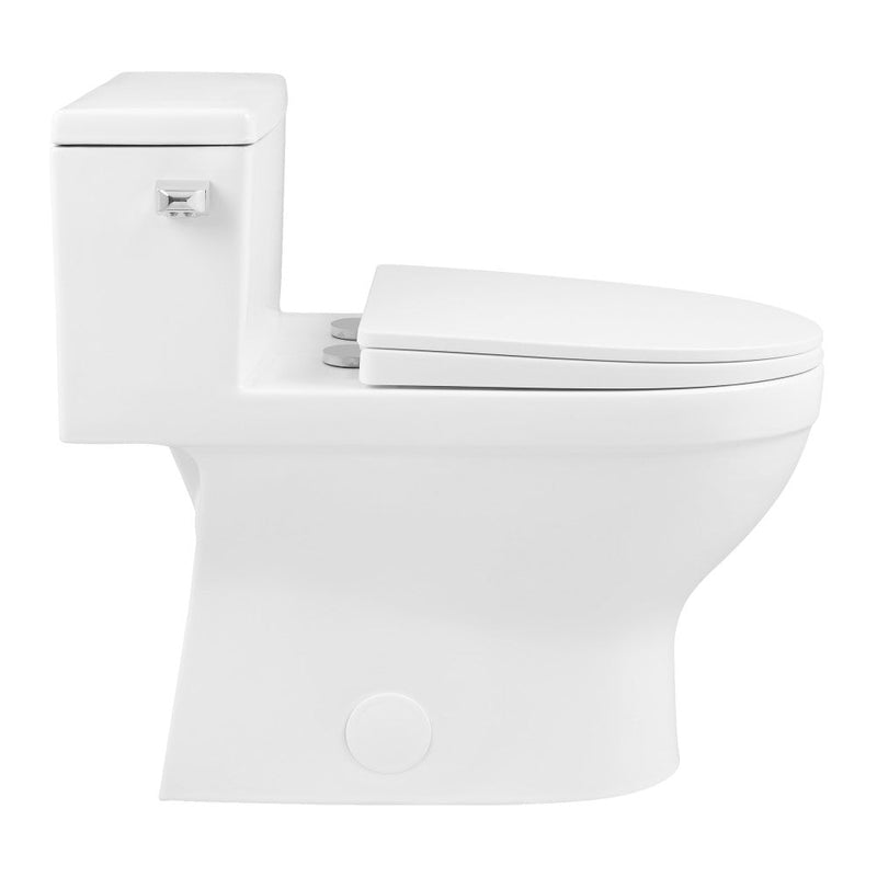 Swiss Madison Clichy One-Piece Elongated Toilet Side Flush 1.28 gpf - CT-1T160