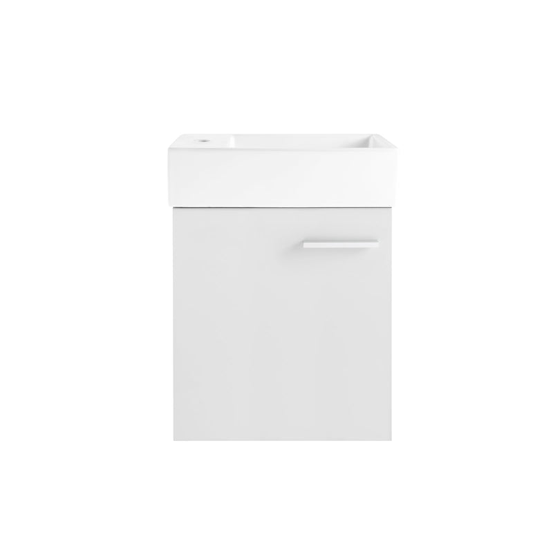 Swiss Madison Colmer 18 Single, White, One Cabinet, Bathroom Vanity - SM-BV611