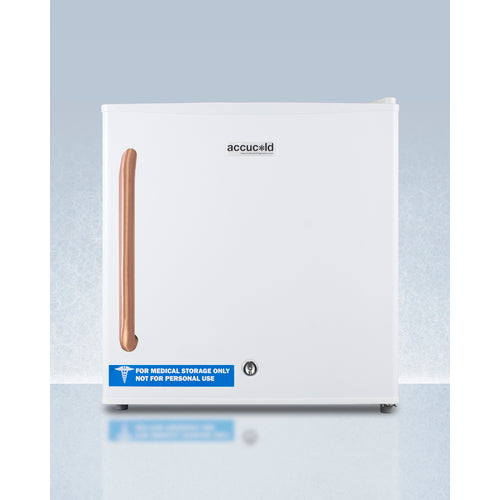 Summit Compact All-Freezer with Antimicrobial Pure Copper Handle FS24LTBC