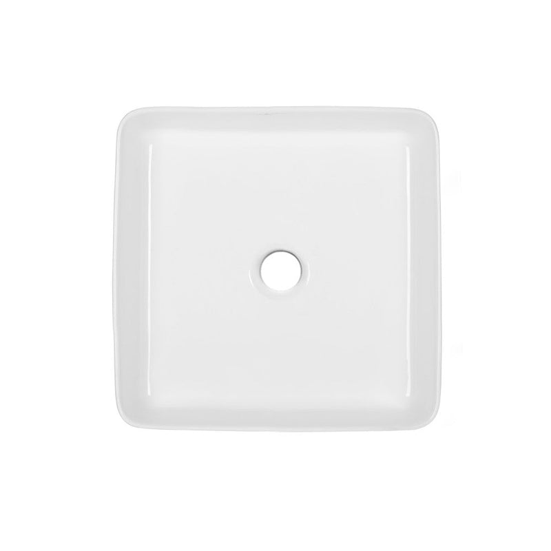 Swiss Madison Concorde 15 Square Ceramic Vessel Sink - SM-VS230