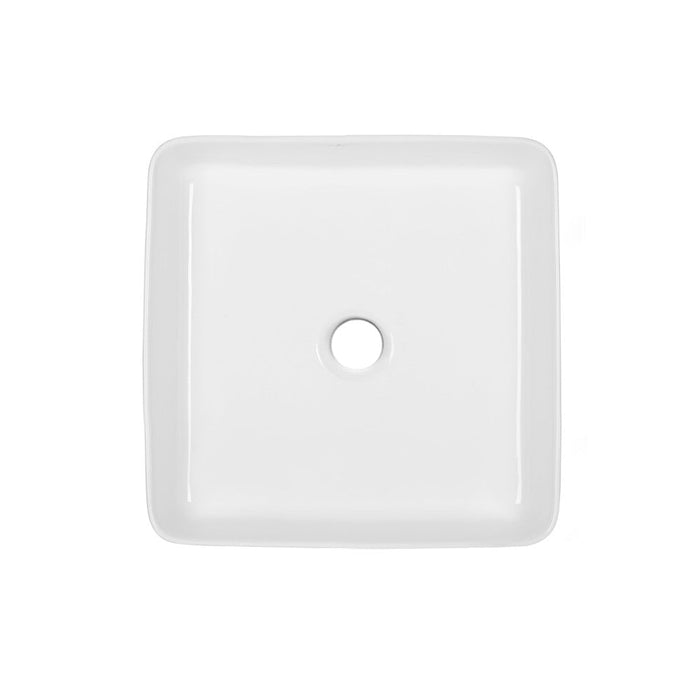 Swiss Madison Concorde 15 Square Ceramic Vessel Sink - SM-VS230
