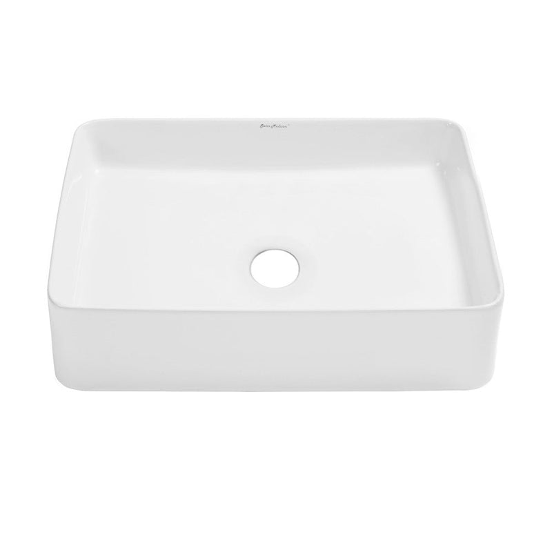 Swiss Madison Concorde 19 Rectangle Ceramic Vessel Sink - SM-VS201