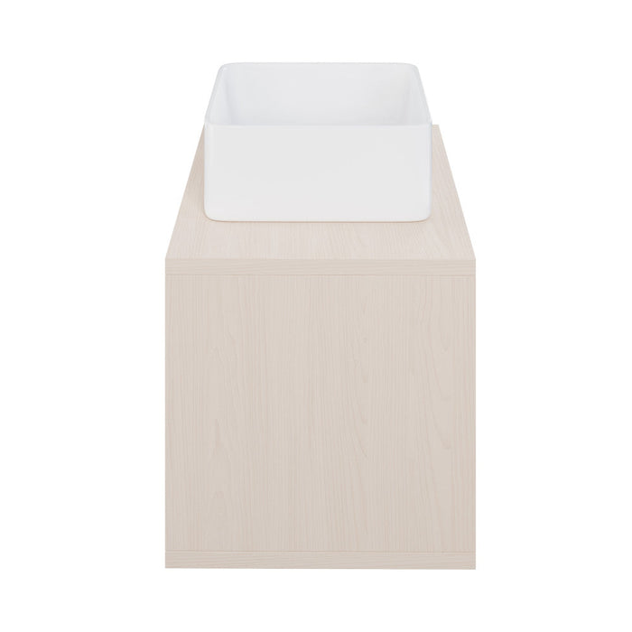 Swiss Madison Concorde 24'' Wall-Hung Vanity In White Oak - SM-BV155WK