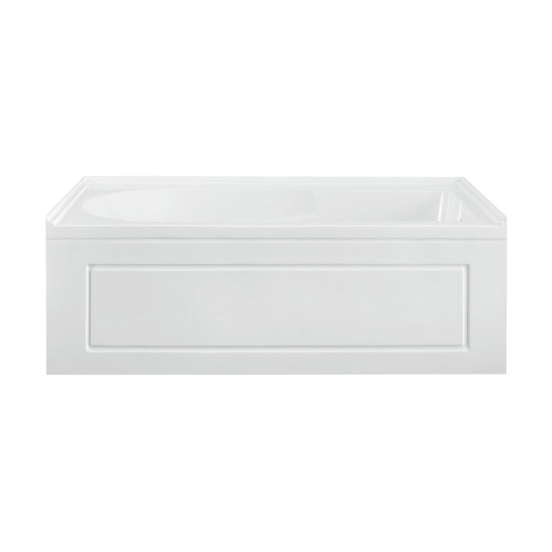 Swiss Madison Concorde 60" x 32" Acrylic Glossy White, Alcove, Integral, Right-Hand Drain, Apron Bathtub - SM-AB560