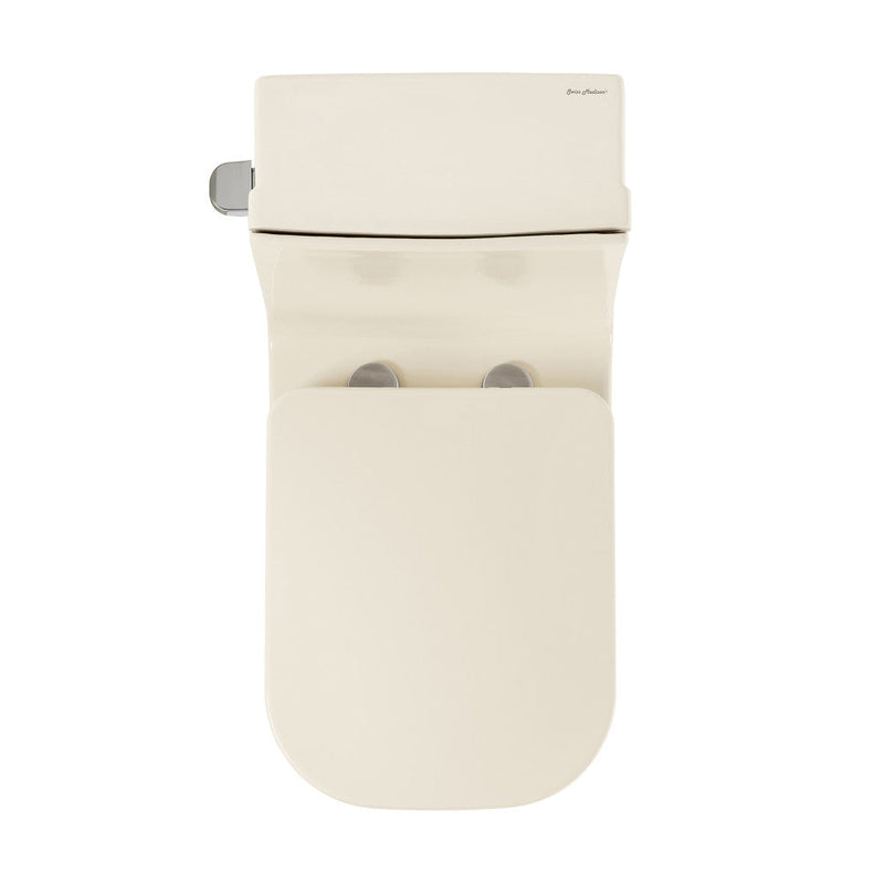 Swiss Madison Concorde One Piece Square Left Side Flush Handle Toilet 1.28 gpf in Bisque - SM-1T107BQ