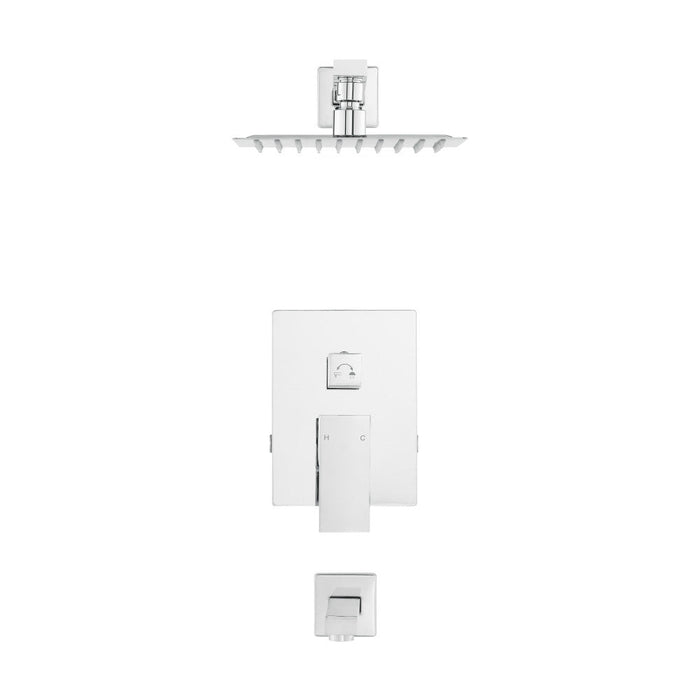 Swiss Madison Concorde Single-Handle 1-Spray Tub and Shower Faucet in Chrome (Valve Included) - SM-STF01C