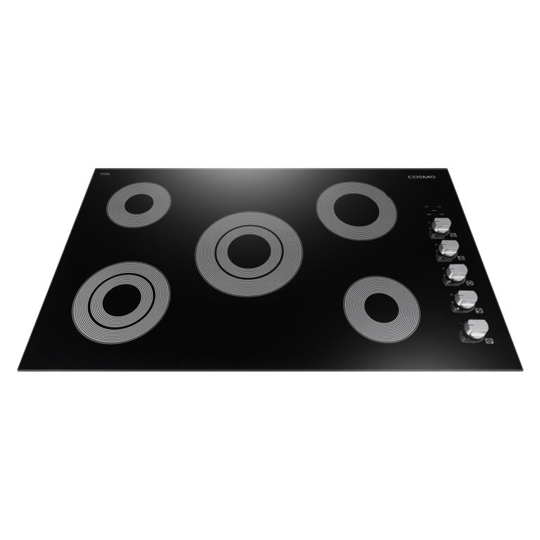 Cosmo 36" Drop-In Electric Ceramic Glass Cooktop with 5 Burners and Control Knobs COS-365ECC