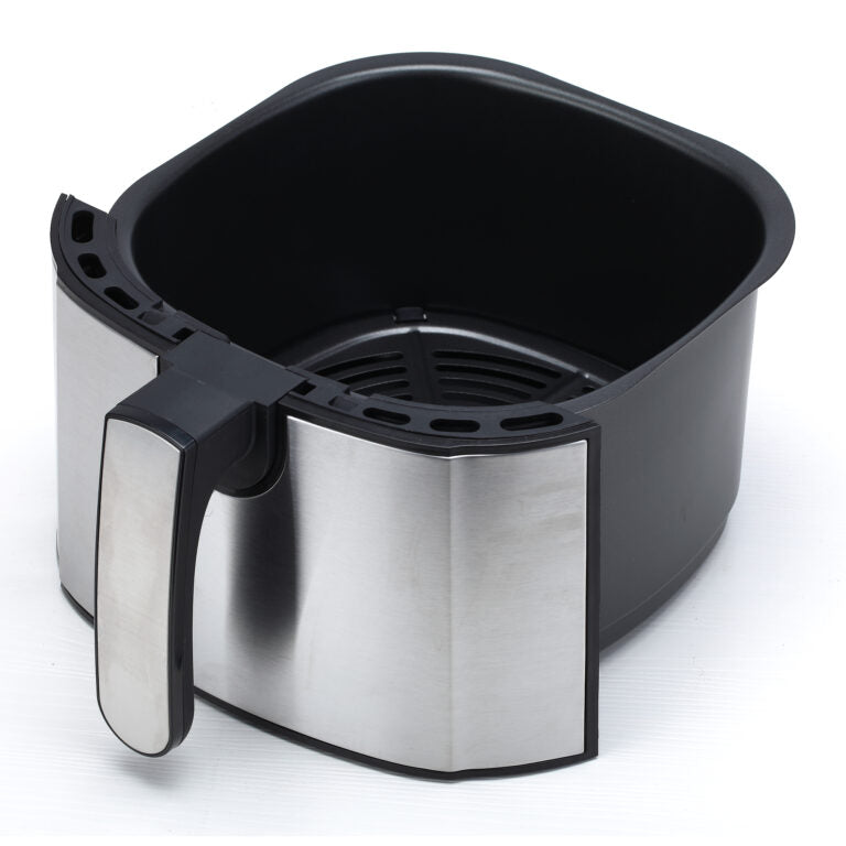 Cosmo 5.8 QT Electric Air Fryer with Non-Stick Fry Basket and Control Knobs COS-58AFAKSS