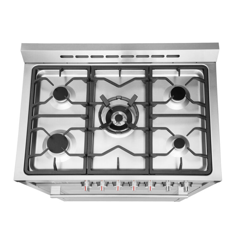 Cosmo 36" Gas Range with 5 High Performance Sealed Gas Burners and Convection Oven COS-965AGC