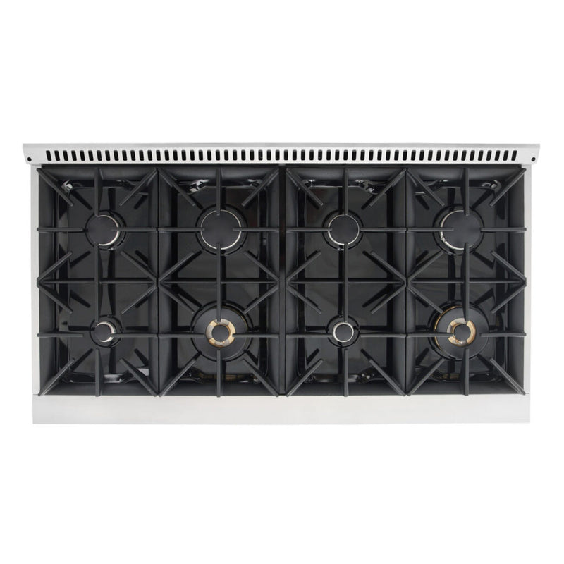 Cosmo 48" Gas Range with 8 Italian-Made Sealed Gas Burners and Convection Oven COS-GRP486G