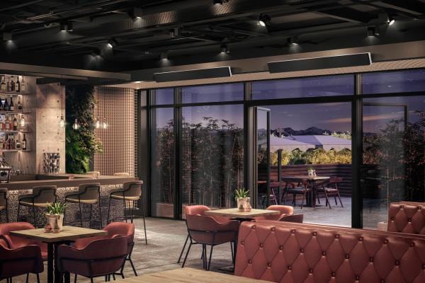 Dimplex - DLW Series Indoor / Outdoor Radiant Heater (Black - 3200W / 240V) - DLW3200B24