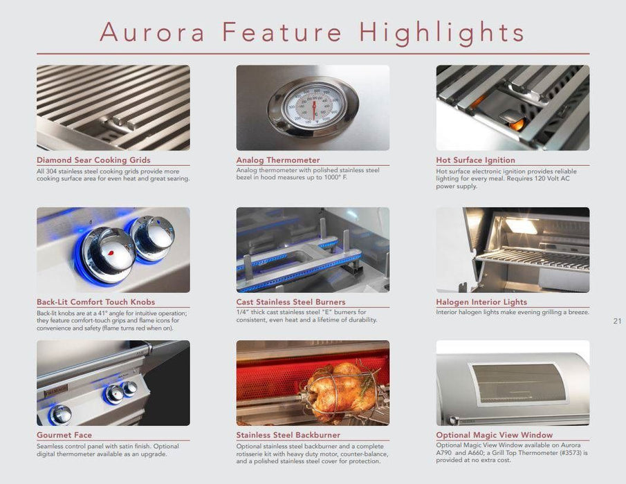 Fire Magic A430i Aurora Built-In Grill A430i-Config