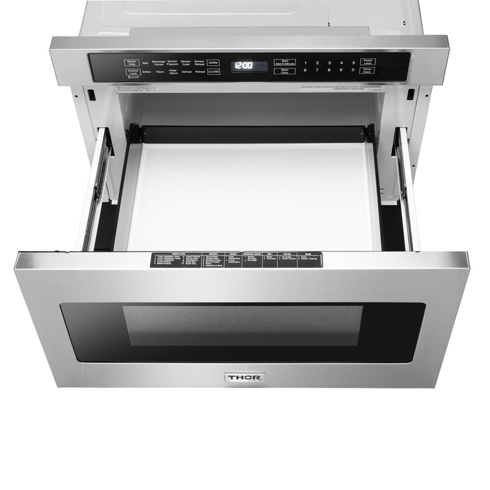 Thor Kitchen - 24" 1.2 Cu. Ft. Microwave Drawer In Stainless Steel - TMD2401