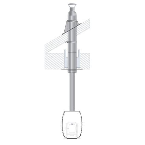HUUM Thru-Ceiling Chimney Kit 4744103017508