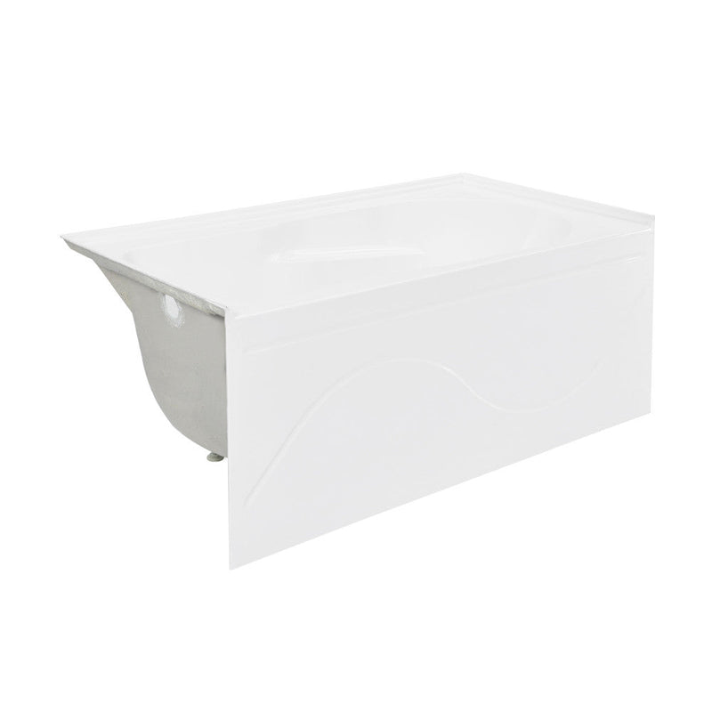 Swiss Madison Ivy 48'' x 32" Bathtub with Apron Left Hand Drain in White - SM-AB522
