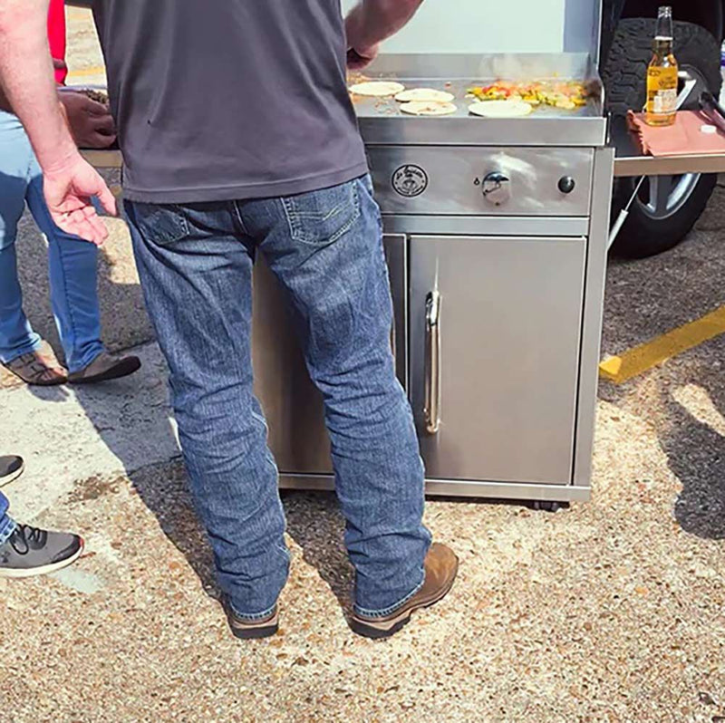 Le Griddle Grand Texan Freestanding Dual Fuel Gas Griddle